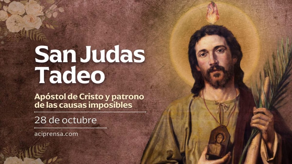 Hoy celebramos a San Judas Tadeo, patrono de las causas imposibles