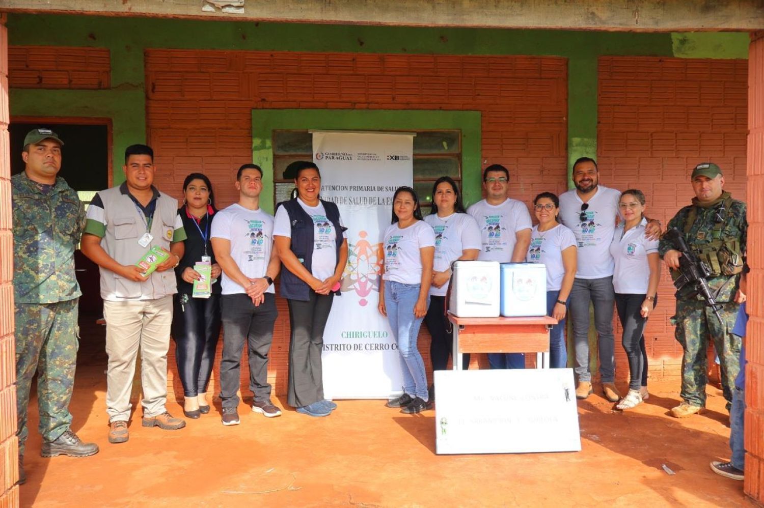 Servicios de salud de la XIII Región Sanitaria realizaron lanzamientos locales de la Campaña Nacional de Vacunación