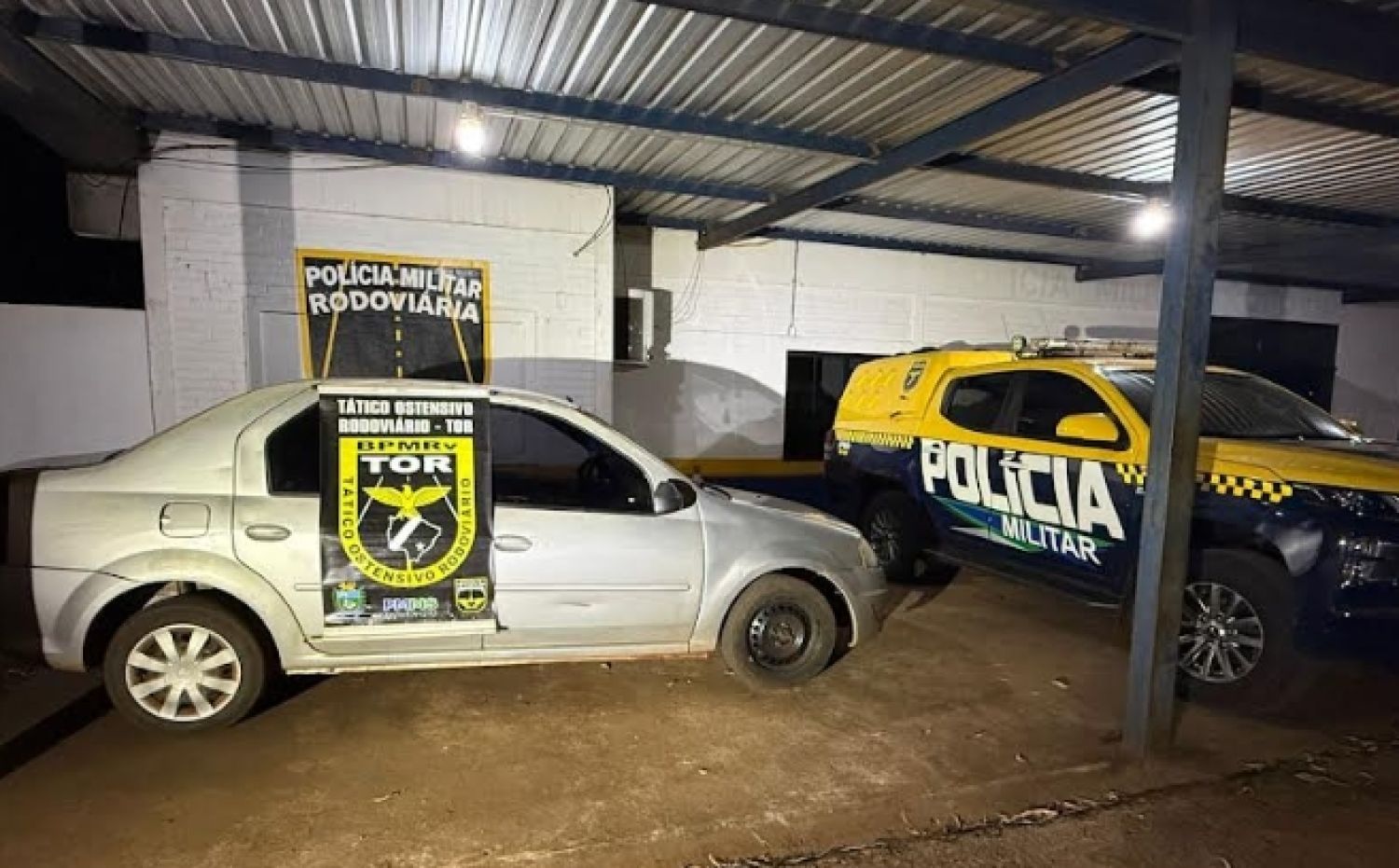 Ponta Porã: BPMRv recupera vehículo robado y arresta a demandante por recibir en MS-164