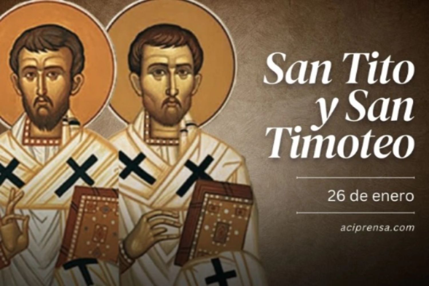 Cada 26 de enero celebramos a San Tito y San Timoteo, los grandes amigos y colaboradores de San Pablo