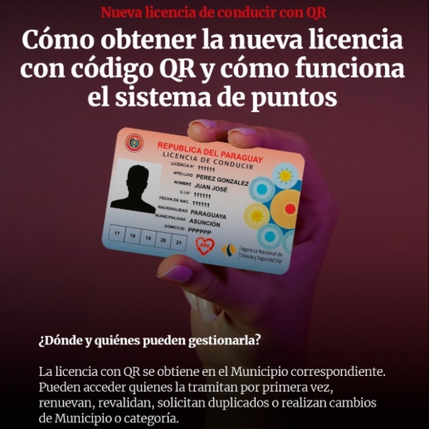 Licencias de conducir con código QR entran a regir en nuestra ciudad