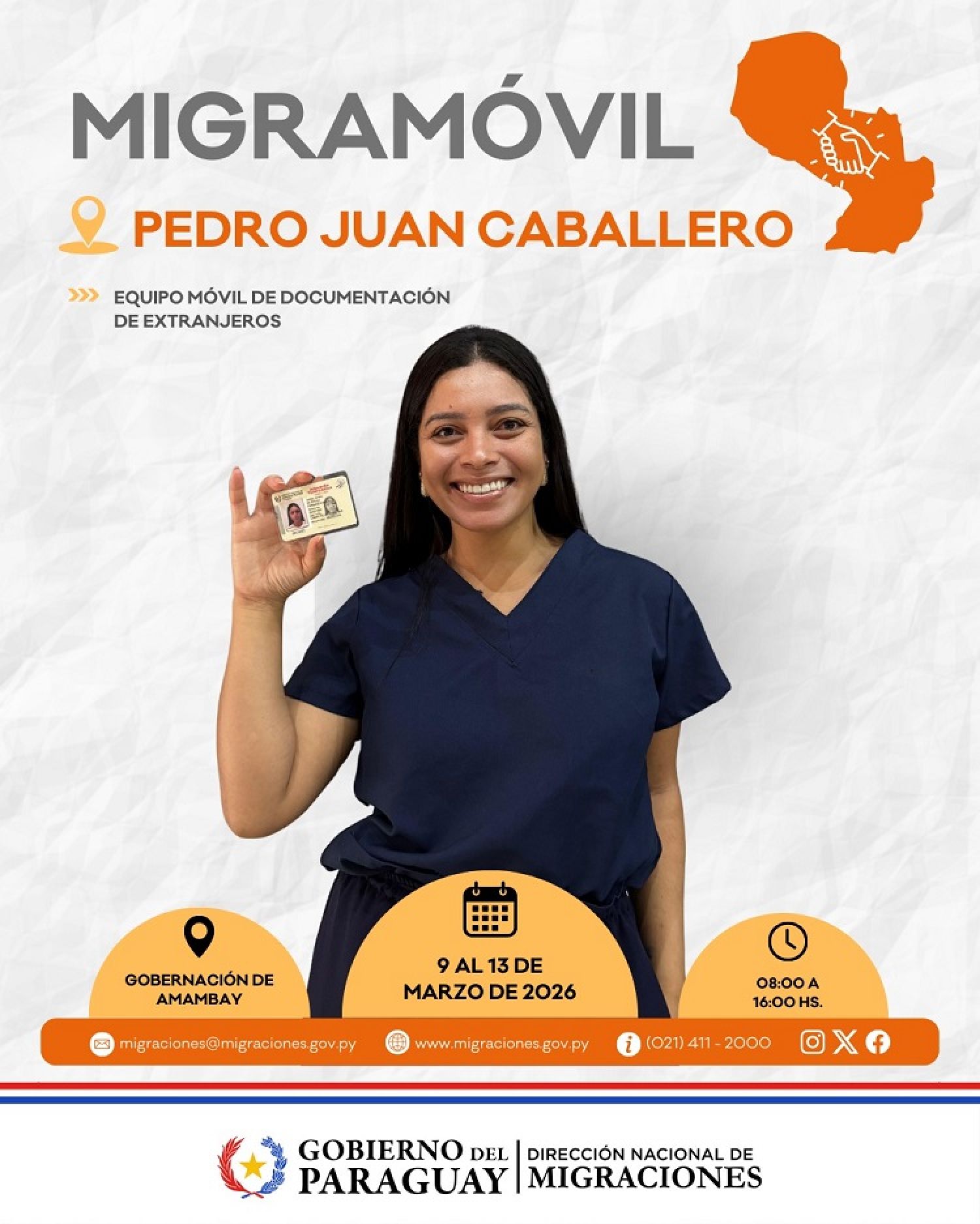¡El MigraMóvil llega a Pedro Juan Caballero!