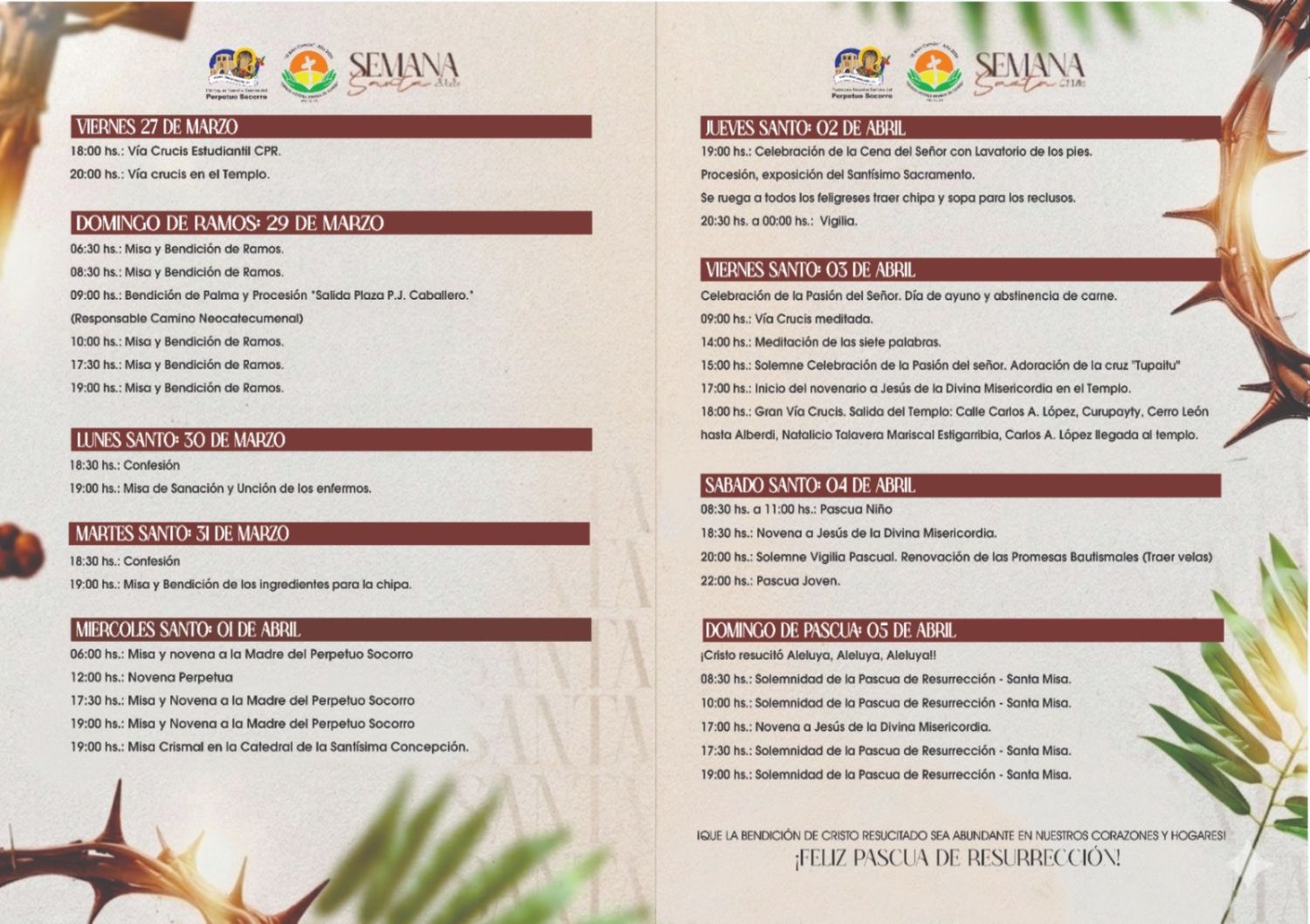 Iglesita Católica presenta eventos para este fin de semana
